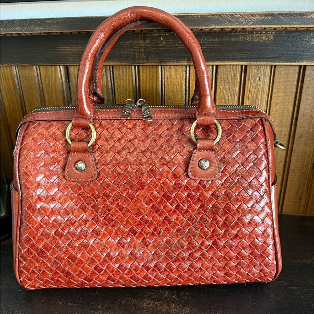 Patricia Nash Woven Satchel - Dillards exclusive